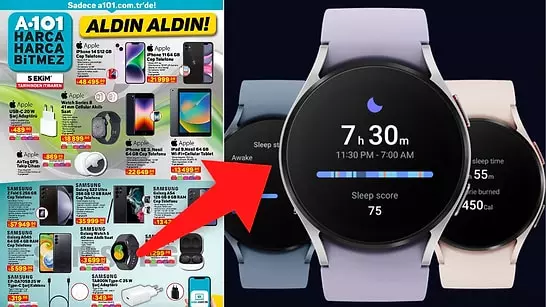 A101'de Satışa Sunulan Samsung Akıllı Saat Galaxy Watch 5 Modeli Alınır mı?